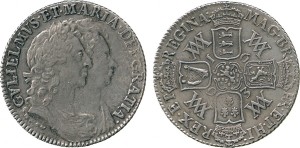 イギリス銀貨1699年ウィリアム3世4ペンス　マウンディシルバー